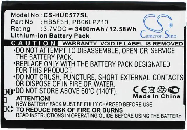 Main image of HotSpot Battery for Huawei HB5F3H PB06LPZ10 PBD06LPZ10 E5377 E5775 GL06P E5372T