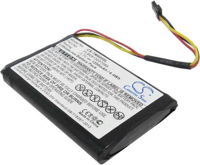 Alt view image 5 of 15 - 1200mAh Battery For TomTom One XL Traffic, XL 30 Series, FLB0813007089