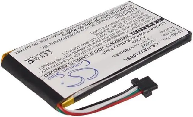 Alt view image 2 of 6 - Battery for Navigon 3028 2100 Max 2110 2120 2150 2310 GPS CS-NAV2100SL 1200mAh