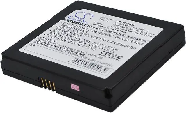 Alt view image 2 of 5 - Battery for Creative Zen Portable Media Center BA20603R79913 PMA-BA0001 UCZPAB01