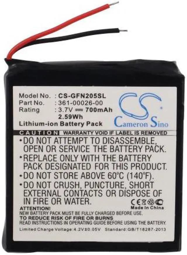 Alt view image 15 of 15 - 700mAh Battery for Garmin forerunner 205, forerunner 305, 361-00026-00 NEW
