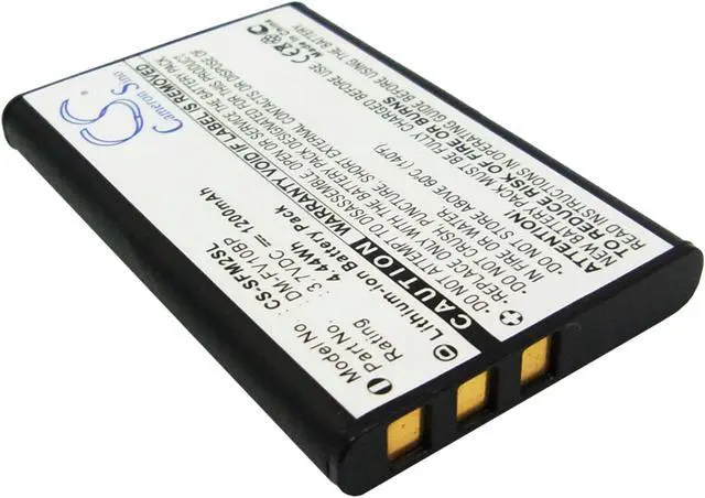 Alt view image 2 of 5 - Battery for JNC Govideo PVP4040 SSF-M2 SSF-M20 DM-FV10BP DM-Tech DM-AV10 1200mAh