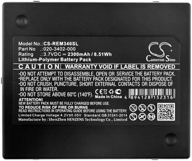 Alt view image 5 of 5 - Battery Replacement for RAE QRAE II QRAE II Gas Monitor Detector 020-3402-000