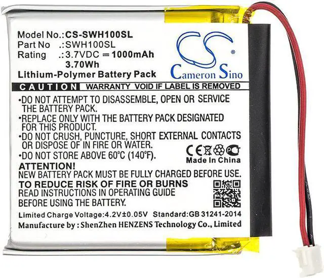 Alt view image 3 of 4 - Battery Replacement for Sony WH-1000xM3 SM-03 SP 624038 1588-0911