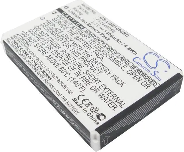 Alt view image 2 of 6 - Replacement F12440056 Battery for Logitech Harmony 1000