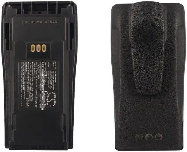 Alt view image 5 of 5 - Battery for Motorola NNTN4496 NNTN4497A NTN4970 CP040 CP200 CP250 EP450 PM400