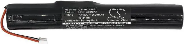 Alt view image 5 of 6 - Battery for Sony SRS-X5 Portable Speaker LIS2128HNPD CS-SRX500SL 7.4V 2600mAh