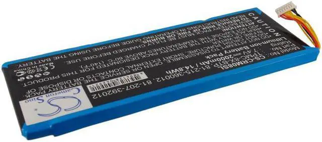 Alt view image 3 of 7 - Replacement TPMC-8X-BTP Battery for Crestron 6502269 WiFi TouchPanel