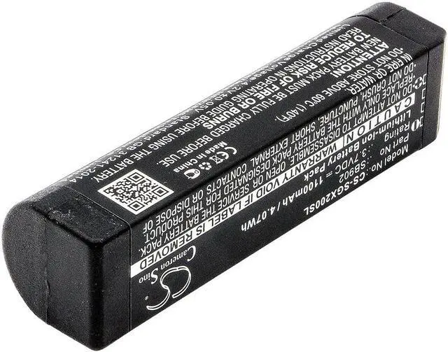 Alt view image 4 of 5 - Speaker Battery for SHURE SB902 GLX-D Digital Wireless Systems GLXD1 GLXD2 MXW2