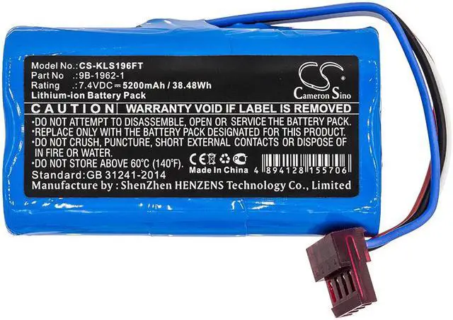 Alt view image 3 of 5 - Battery Replacement for Koehler 07712 07752 07650 07631 07732 07632 07610 07612 Lighthawk LED 07651 07652 07672 07671 07670 07912 07611 Lighthawk Vision LED 07630 9B-1962-1