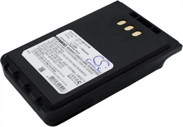 Alt view image 3 of 5 - Two-Way Radio Battery for Icom BP-722 ID-31A ID-31E ID-51A ID-51E 1800mAh NEW