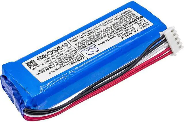 Alt view image 2 of 4 - Battery for JBL Bluetooth Speaker GSP1029102A Charge 3 CS-JML330SL 3.7V 6000mAh