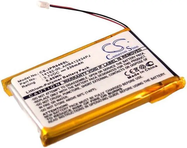 Alt view image 2 of 5 - Battery Replacement for Jabra Pro 9465 Pro 9400 Pro 9460 Pro 9470 Pro 9450 AHB412434PJ 14192-00