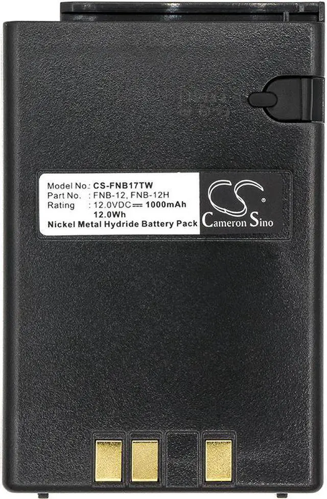 Alt view image 3 of 6 - Battery for Vertex FNB-10 FNB-12 FNB-14H FNB-17 YAESU FT-23R FT-911 FTH-2005 NEW