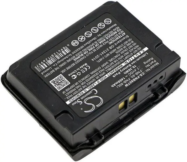 Alt view image 2 of 5 - Battery Replacement for YAESU VX-7E VX-7R VX-6R VX-6 VXA-700 VXA-710 VX-5 VX-5R VX-5RS VX-7RB VX-6E VX-5E FNB-58Li FNB-80Li FNB-58 FNB-80