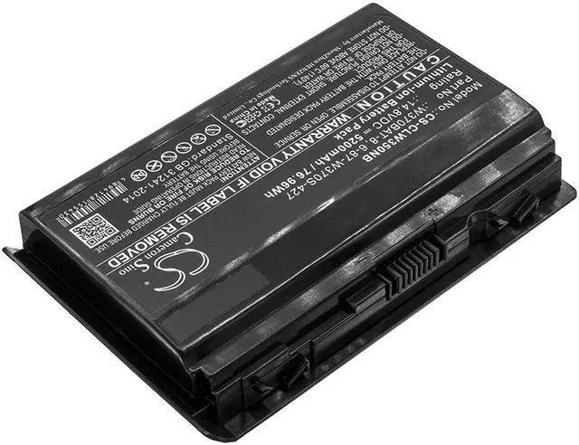 Alt view image 2 of 3 - Battery Replacement for Clevo XMG A722 P370em XMG A522 K590S W350ST K790S-i7 W355SSQ W350ET XMG A523 NEXOC W355ST W370BAT-8 6-87-W37ES-427 6-87-W370S-4271 W370BAT-3 6-87-W370S-427 6-87-W37SS-427