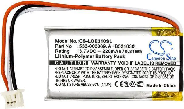 Alt view image 5 of 5 - Battery Replacement for Logitech G304 G502 G Pro Wireless MX Vertical G703 Lightspeed 533-000151