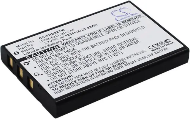 Alt view image 2 of 5 - Battery for Icom BP-244 Dynascan Intek Verizon IC-RX7 UV-100 UV-200 UV-3R UV-X4