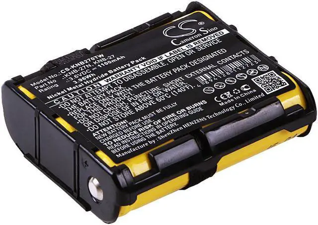 Main image of Two-Way Radio Battery for KENWOOD KNB-27 KNB-27N TK-3130 TK-3131 Ni-MH 1100mAh