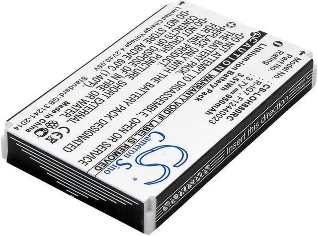 Alt view image 2 of 5 - Battery for Logitech Harmony Remote NTA2340 R1G7 720 Pro 880 780 890 895 900 One