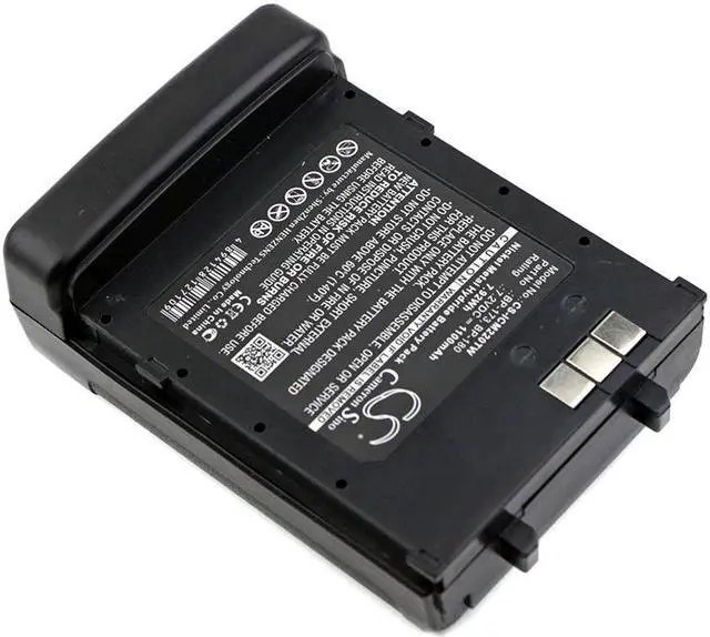 Alt view image 2 of 5 - Battery for Icom BP-173 BP-180 IC-12A IC-21AE IC-T22 IC-T42 IC-T7 IC-T70 IC-W31