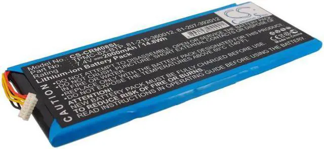 Alt view image 2 of 7 - Replacement TPMC-8X-BTP Battery for Crestron 6502269 WiFi TouchPanel