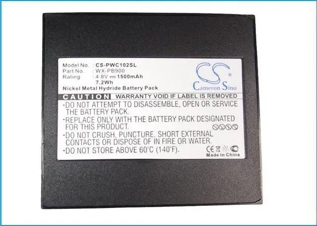 Alt view image 6 of 6 - 1500mAh Ni-MH Battery Panasonic WX-C1020, WX-C920, PB-900I