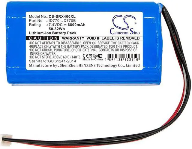 Alt view image 3 of 4 - Battery Replacement for Sony SRS-XB40 SRS-XB41 ID770 JD770B
