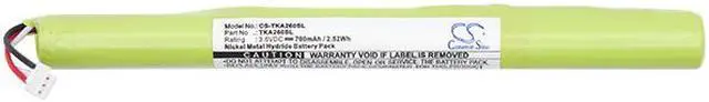 Alt view image 5 of 6 - Battery for TDK Life On Record A26 Speaker E23-00059-01 CS-TKA260SL 700mAh Ni-MH
