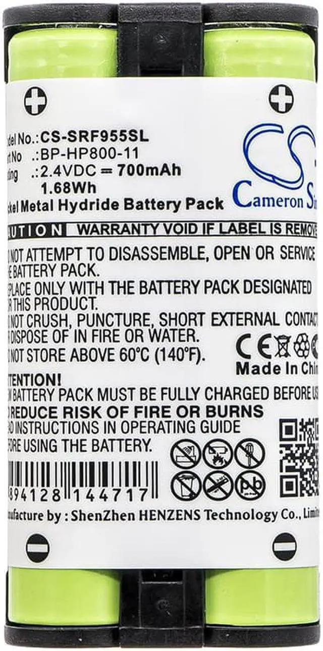 Alt view image 3 of 3 - Wireless Headset Battery for Sony BP-HP800-11 MDR-RF995 MDR-RF995RK WH-RF400