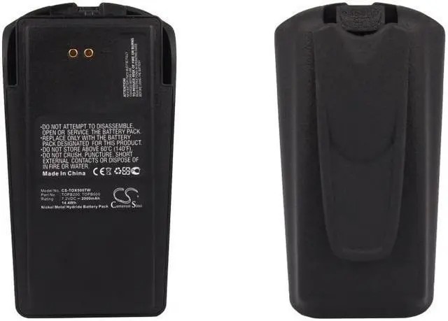 Alt view image 5 of 5 - Battery for GE TOPB200 TOPB500 TOPB800 Tait 400P 405P 600P 605P 625P 5000 5015