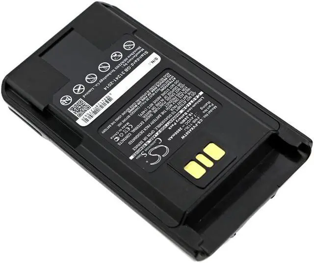 Alt view image 2 of 5 - Battery for Vertex FNB-113Li YAESU VX-450 VX-451 VX-454 VX-459 7.4V 2600mAh