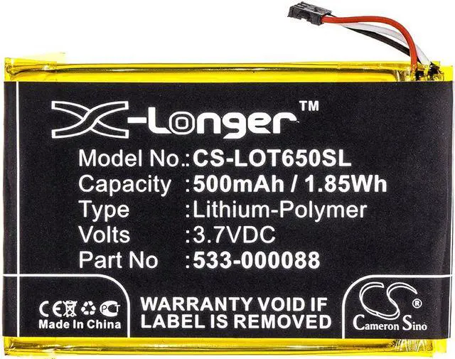 Alt view image 3 of 4 - Battery Replacement for Logitech Touchpad T650 MX Master HB303450 533-000088 1506