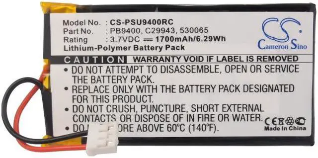 Alt view image 5 of 6 - 1700mAh Battery For Philips Pronto TSU-9400, BP9400 PB9400, C29943, 530065