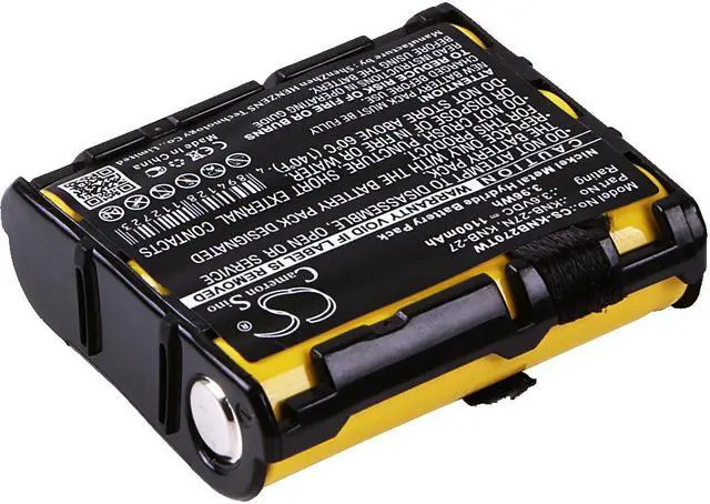 Alt view image 2 of 5 - Two-Way Radio Battery for KENWOOD KNB-27 KNB-27N TK-3130 TK-3131 Ni-MH 1100mAh