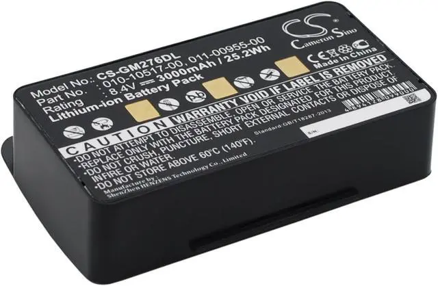 Alt view image 6 of 9 - "3000mAh battery for Garmin GPSMAP 276 GPSMAP 276c GPSMAP 296