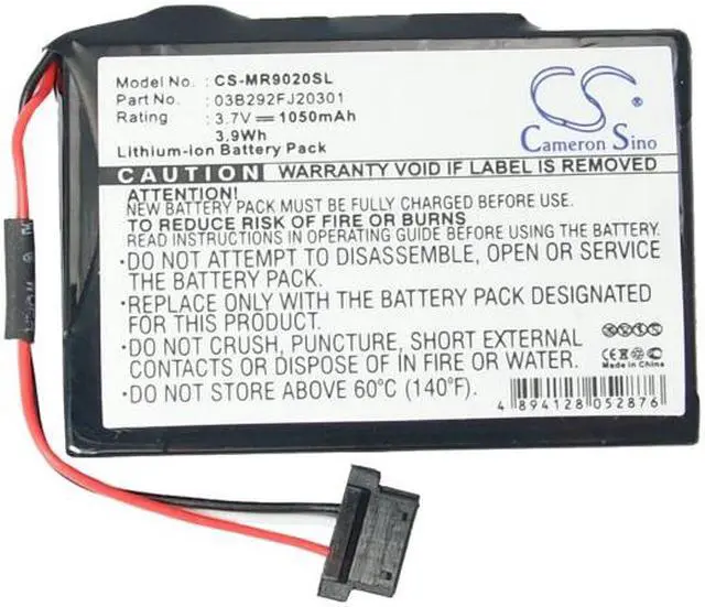 Alt view image 5 of 5 - Battery for Magellan 03B292FJ20301 RoadMate 9020 9020TLM 9055 9055LM Pro 9165T