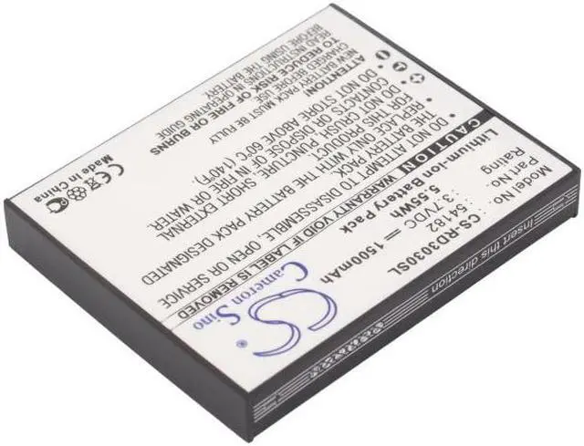 Alt view image 2 of 5 - Battery for RCA Lyra X3000 X3030 54182 20GB MP3 Media Player CS-RD3030SL 1500mAh