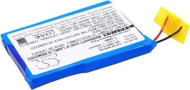 Alt view image 2 of 5 - Battery for Garmin GPS 361-00013-15 Foretrex 101 201 CS-GFN201SL 3.7V 700mAh NEW