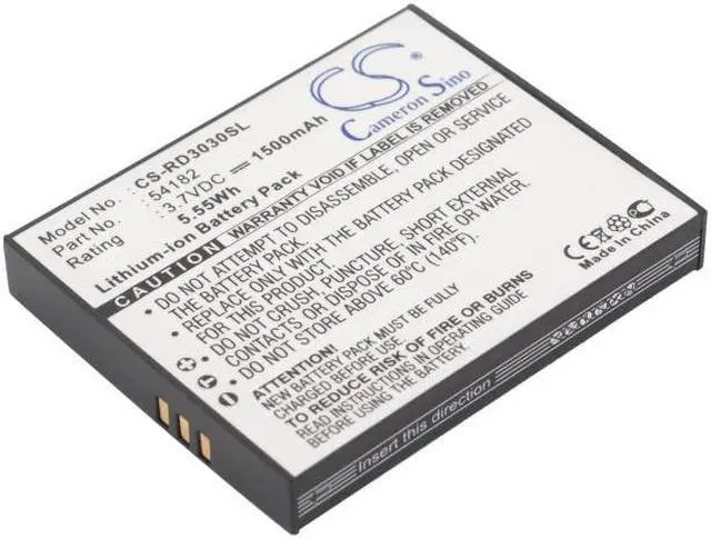 Main image of Battery for RCA Lyra X3000 X3030 54182 20GB MP3 Media Player CS-RD3030SL 1500mAh