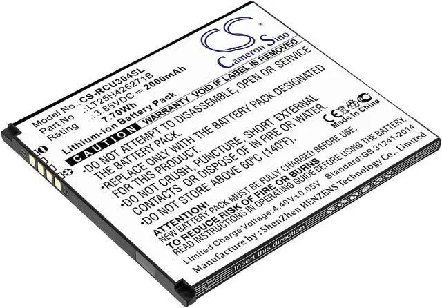 Main image of Estry Battery Replacement for BLU View 1 B100DL LT25H426271B