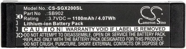 Alt view image 5 of 5 - Battery Replacement for SHURE GLXD MXW2 GLXD1 GLXD2 GLX-D Digital Wireless Systems SB902 SB902A