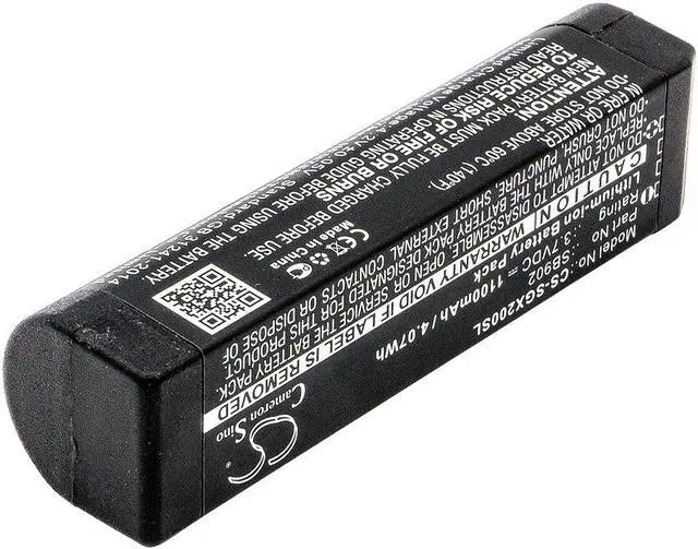 Alt view image 4 of 5 - Battery Replacement for SHURE GLXD MXW2 GLXD1 GLXD2 GLX-D Digital Wireless Systems SB902 SB902A