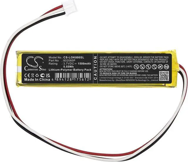 Alt view image 3 of 5 - Battery Replacement for K800 802085P