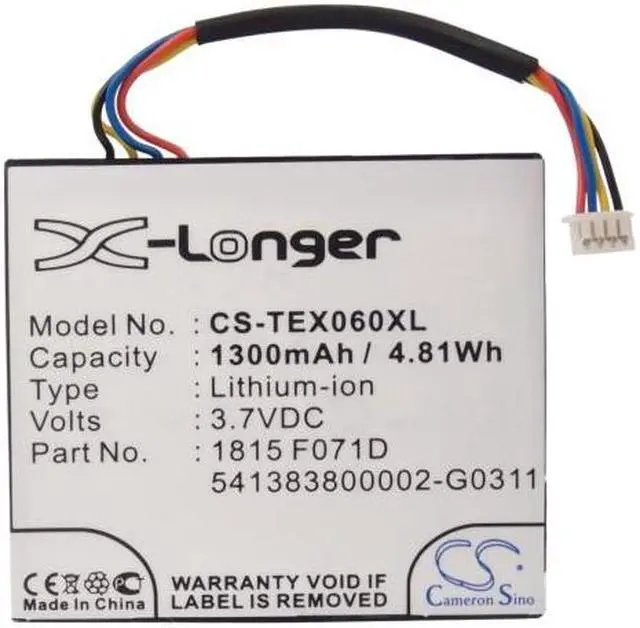 Alt view image 5 of 5 - Battery Replacement for Texas Instruments TI-Nspire CX CAS TI-Nspire CAS Toucad N2/AC/2L1/A TI-84 Plus C Silver Edition 3.7L1230SP 3.7L1200SP 541383800002-G0511 P11P35-09N01 541383800002-G0311