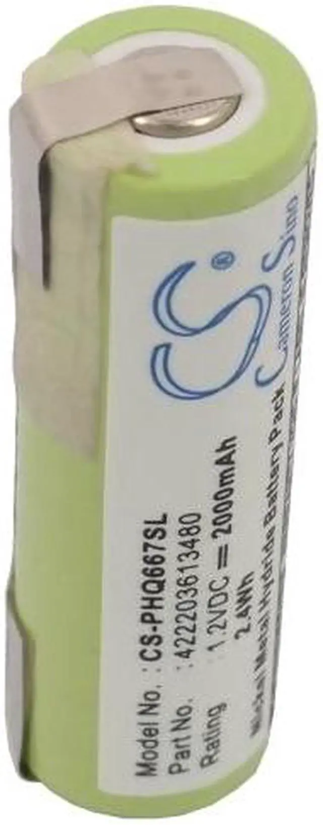 Alt view image 4 of 4 - Estry Battery Replacement for Remington R-5130 R950 R856 TA4570 R870 R-9300 MS-900