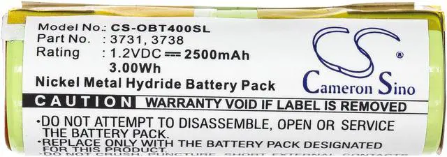 Alt view image 3 of 5 - Estry Battery Replacement for Oral-B Triumph 9000 Professional Care 9500 Triumph 5000 Triumph 4000 Triumph 9400 Triumph 9900 Professional Care 8000 Triumph 9500 9900 Toothbrush 3738 3731