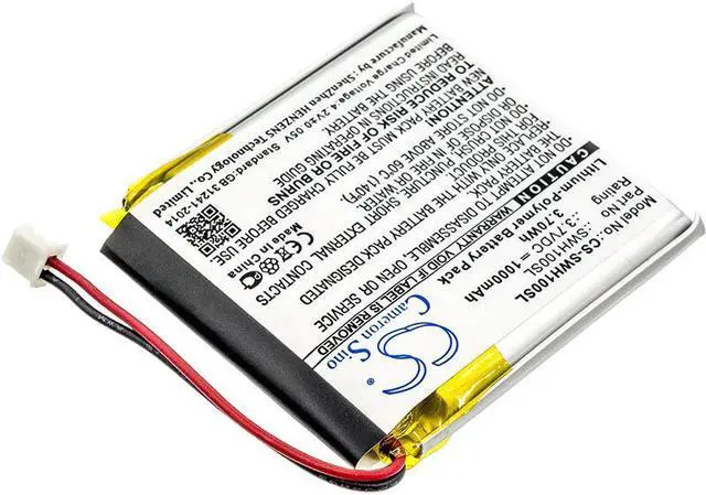 Alt view image 2 of 4 - Estry Battery Replacement for WH-1000xM3 WH-CH710N/B WH-XB900 WH-XB900N WH-1000XM4 1588-0911 SM-03 SP 624038 LIS1662HNPC