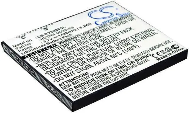 Main image of Estry Battery Replacement for iPAQ hx2790 iPAQ hx2400 iPAQ rx3415 iPAQ hx2415 iPAQ rx3410 iPAQ hx2700 HSTNH-M03B-SL 360136-001 35H00042-00 367194-001 HSTNH-H03C-xx HSTNH-M03B-SS 364401-001
