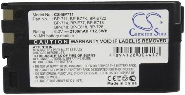 Alt view image 5 of 5 - Estry Battery Replacement for ES170 UCS20 E40 J20 ES870 E640 J100 E09 E808 E67 UC30 E800 E66 H680 UC7500 E800Hi VME70 UC30Hi E70 BP-E818 BP-711 BP-714 BP-E722 BP-E718 BP-726 BP-E77 BP-E77K BP-818